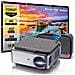 Videoproiettore Smart MX LED 7500 lmen Rapporto di Contrasto 15000:1 1920 x 1080 Pixel Nero / Grigio con Schermo da 100" + Borsa per il Trasporto - Foto miniatura 1
