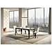 Tavolo Allungabile 90x160/420 Cm Paxon Evolution Telaio Antracite - Bianco Frassino - Foto miniatura 4