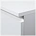 Cassettiera K80, 2 ante e 1 cassetto, 80x40x99 cm, Colore Bianco - Foto miniatura 4