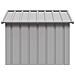 Casetta per Cani grigio 116,5x103x81,5 cm Acciaio Zincato - Foto miniatura 3