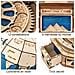 Puzzle 3d In Legno A Forma Di Globo - Foto miniatura 6