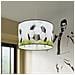 Lampada A Sospensione Football C 40 Sl. 1429 - Moderno Lampade A Sospensione Bianco /nero /verde 82x40x40 Cm - Foto miniatura 6