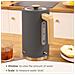 Briebe Kt1165gry Nordic Bollitore Elettrico 1,7l Cordless, Ebollizione Rapida Senza Bpa, Base 36 2200w Grigio - Foto miniatura 6