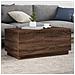 Tavolino Da Soggiorno Con Luci Led Rovere Marrone 90x50x40 Cm - Foto miniatura 1