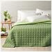 Copriletto Trapuntato Modern Modern In Microfibra Colore Verde Misura Matrimoniale - Foto miniatura 3