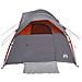 Tenda da Campeggio 5 Persone Grigio e Arancione Impermeabile - Foto miniatura 6