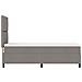 Letto a Molle con Materasso & Luce LED Taupe 80x200 cm Tessuto - Foto miniatura 9