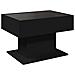 Tavolino Salotto con LED Nero 70x50x45 cm Legno Multistrato - Foto miniatura 8