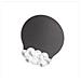 Tappetino Per Mouse In Silicone Trasparente: Comfort Ergonomico Per Il Tuo Polso Black&white - Foto miniatura 2