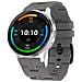 Cinturino In Silicone Universale Compatibile Con Samsung, Huawei E Garmin Grey 22 Mm - Foto miniatura 2