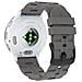Cinturino In Silicone Universale Compatibile Con Samsung, Huawei E Garmin Grey 22 Mm - Foto miniatura 4