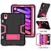Custodia Per Ipad Mini 6 8.3"" Con Supporto E Alloggiamento Per Stilo Rosa - Foto miniatura 3