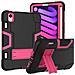 Custodia Per Ipad Mini 6 8.3"" Con Supporto E Alloggiamento Per Stilo Rosa - Foto miniatura 1