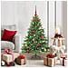 Albero di Natale artificiale con 150 LED Verde 120 cm PE e PVC - Foto miniatura 2