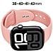 Bracciale Per Apple Watch 38 / 40 / 41 / 42mm In Silicone Liquido, Rosa - Foto miniatura 2