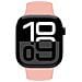 Bracciale Per Apple Watch 38 / 40 / 41 / 42mm In Silicone Liquido, Rosa - Foto miniatura 3