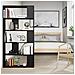 Armadio per Libri Rovere Nero 80 x 24 x 159 cm - Foto miniatura 4