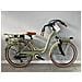 Bici Elettrica Venere Misura 26 Retro' 6v Batteria A Portapacchi 36v 14ah E-bike Motore Posteriore 250w E-ven26retro - H 43 Verde Oliva - Foto miniatura 1