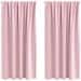 Tende Blackout con Anelli 2 pcs Rosa baby 175 x 140 cm - Foto miniatura 1