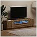 Mobile TV LED a 5 pezzi Rovere Artigianale Legno ingegnerizzato - Foto miniatura 2