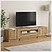 Mobile TV LED a 5 pezzi Rovere Artigianale Legno ingegnerizzato - Foto miniatura 5