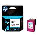 CH562EE Cartuccia Ink Originale 301 Ciano Gialla Magenta per HP Deskjet 1000 / 3050 aIO series Capacità 165 Pagine - Foto miniatura 1