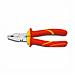 Pinze a becchi dritti da elettricista a manici isolati - Foto miniatura 1