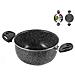 Casseruola 2 Maniglie Antiaderente Diametro 22 cm - Linea Stone - Foto miniatura 1