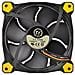 Ventola di Raffreddamento 140 mm Colore Nero e Giallo - Foto miniatura 2