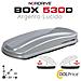 Box Tetto Baule Portatutto 530l Doppia Apertura Argento Lucido Abs - Foto miniatura 1