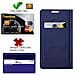 Custodia Compatibile Con Nokia Lumia 640 In Classy Blu Scuro - Coperchio Protettiva Con Chiusura Magnetica, Funzione Stand E Tasca Per Le Carte - Foto miniatura 3