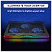 Aurora Base Di Raffreddamento Rgb Per Pc Portatili Da 11"" A 17 "" + Alimentata Usb + Supporto Di Raffreddamento Per Laptop Da Gaming + Stabile E Robusto + Ampia Compatibilità - Foto miniatura 4