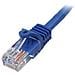 Cavo di rete CAT 5e - Cavo Patch Ethernet RJ45 UTP Blu da 3m antigroviglio - Cavo RJ45 M / M Cat 5e - Foto miniatura 2