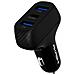 Caricatore Da Auto 37w Con 2x Usb 3.0 + 1x Usb-c Power Delivery Nero - Foto miniatura 4