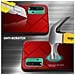 Custodia Compatibile Con Xiaomi Redmi 9t / Poco M3 In Rosso - Nero - Coperchio Protettivo Bicolore In Vetro Temperato E Silicone Tpu - Foto miniatura 3
