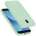 Custodia Compatibile Con Samsung Galaxy J5 2017 / J5 Pro In Liquid Verde Chiaro - Coperchio Protettivo In Silicone Tpu Flessibile - Foto miniatura 1