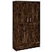 Libreria Rovere Fumo 82,5x30,5x150 Cm In Legno Multistrato - Foto miniatura 2