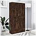 Libreria Rovere Fumo 82,5x30,5x150 Cm In Legno Multistrato - Foto miniatura 1
