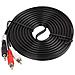 Cavo Stereo Da 5 M Con Connettore Maschio Jack Da 3,5 Mm A Due Connettori Rca Maschio - Foto miniatura 2