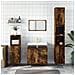 Armadietto Bagno Rovere Fumo 65x33x60 Cm In Legno Multistrato - Foto miniatura 7
