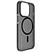 Cover Magsafe Per Iphone 15 Pro Max Robusta Antiscivolo Grip Case Nera - Foto miniatura 3