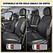 Premium Coprisedili Per Ford Transit 2006-12/2014, 1 Coprisedile Singolo Anteriore, 1 Doppia Copertura Della Panchina - Foto miniatura 2
