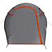 Tenda Da Campeggio A Tunnel Per 3 Persone Grigio E Arancione - Foto miniatura 3