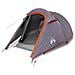 Tenda Da Campeggio A Tunnel Per 3 Persone Grigio E Arancione - Foto miniatura 7
