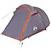 Tenda Da Campeggio A Tunnel Per 3 Persone Grigio E Arancione - Foto miniatura 8