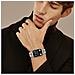 Elegante Cinturino Intrecciato Per Apple Watch Silver - Foto miniatura 6