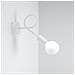 Lampada Da Parete Loop Bianco Sl. 1430 - Industriale Lampade Da Parete Bianco 20x25x8 Cm - Foto miniatura 7