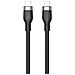 HJ4001BKGL cavo USB USB 2.0 1 m USB C Nero - Foto miniatura 1