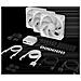 Ventola Kit da 3 Corsair ICue RX120 MAX RGB 120mm 2000 RPM Bianco - Foto miniatura 3
