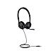 UH35 Dual UC Auricolare Cablato A Padiglione Ufficio USB tipo A Nero - Foto miniatura 2